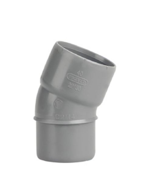 Photo de l'article WAVIN Coude PVC Mle/Femelle 22