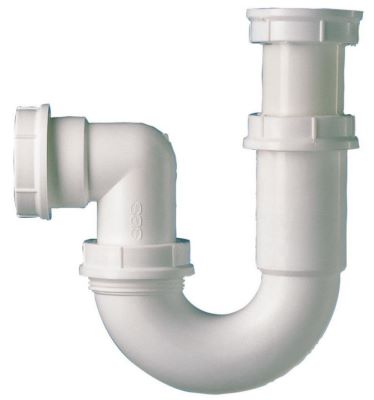 Photo de l'article NICOLL Siphon tube articul pour vier - Diamtre 40 mm - Rglable et Orientable