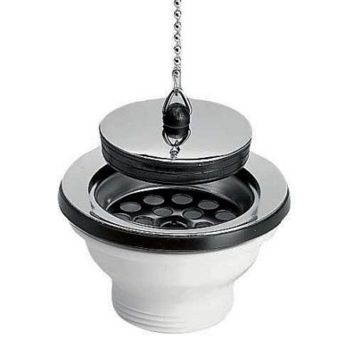 Photo de l'article NICOLL Bonde et vidage plastique pour vier grs et synthse 1 bac