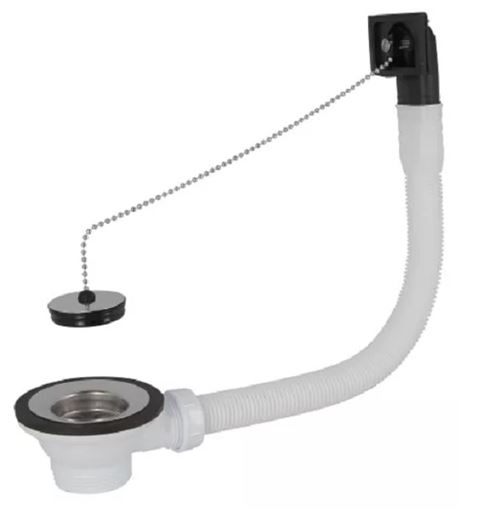 Photo de l'article NICOLL Bonde et vidage plastique pour viers inox