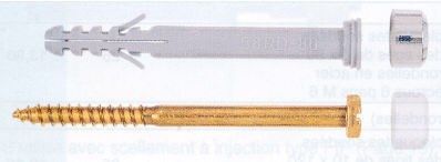 Photo de l'article FISCHER Jeu de fixations pour bidet ou cuvette