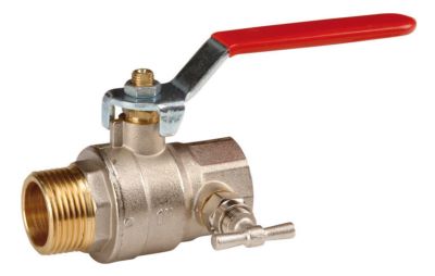 Photo de l'article SFERACO Vanne  sphre laiton 547 - Mle / Femelle avec purge