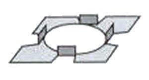 Photo de l'article JONCOUX Plaque d''cart au feu pour conduit I-CUBE DPZ/DPY