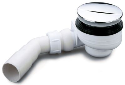 Photo de l'article NICOLL Bonde TurboFlow universelle pour receveur (diamtre 90 mm)