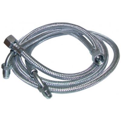 Photo de l'article DIFF Flexible fioul - F3/8 x M1/4  � bague coud� 90� lg 900mm  (2 pcs)