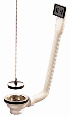 Photo de l'article NICOLL Bonde et vidage plastique pour vier grs et synthse