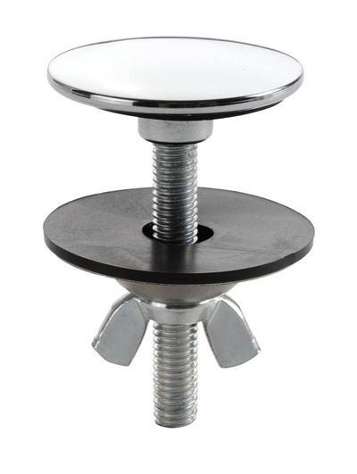 Photo de l'article NICOLL Cache trou chrom pour vier et lavabo