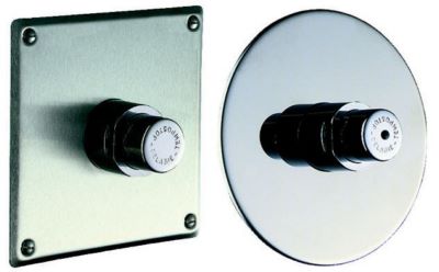 Photo de l'article DELABIE Robinet temporis TEMPOSTOP  encastrer pour tous types d''urinoirs