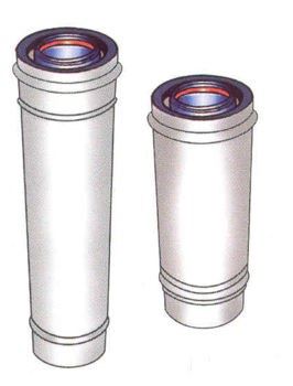 Photo de l'article UBBINK Conduit INOX/GALVA blanc CONCENTRIQUE