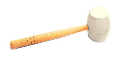 Photo de l'article RUBI Maillet en caoutchouc face planes