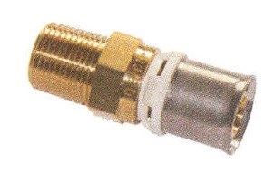 Photo de l'article PB TUB Raccord mle fixe pour tube multicouches