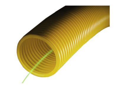 Photo de l'article POLYPIPE Gaine jaune pour protection des conduites de gaz. JANOFLEX