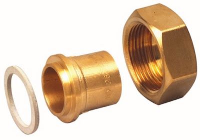 Photo de l'article BANIDES ET DEBAURAIN Raccord droit 2 pi�ces � braser sur cuivre