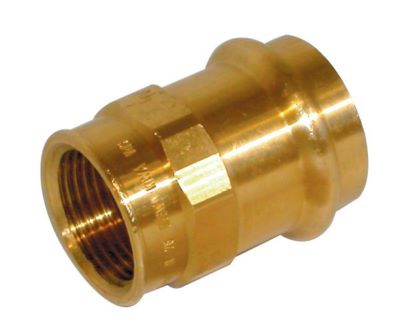 Photo de l'article VIEGA Raccord droit femelle  sertir - femelle  visser 2212