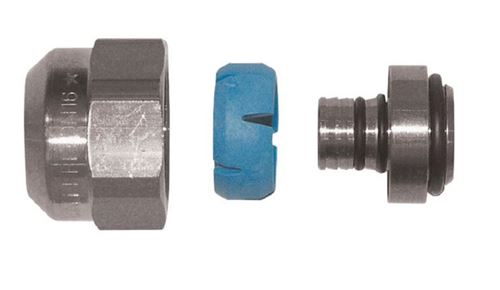 Photo de l'article PB TUB Raccord DARCAL laiton nickel pour tube PER