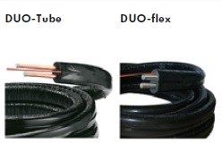 Photo de l'article DE DIETRICH Double tubes pr-isols  Duo-Tube ou  Duo-Flex  avec protection UV et cble pour sonde capteur