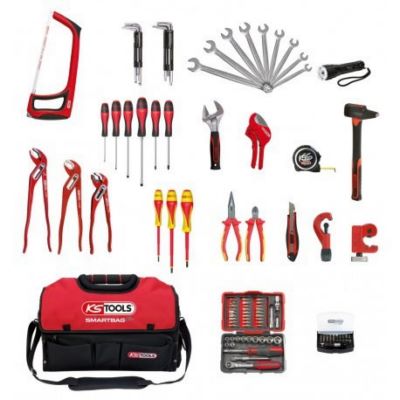 Photo de l'article KS TOOLS Composition d''outils Sanitaire-Chauffage + SMARTBARG
