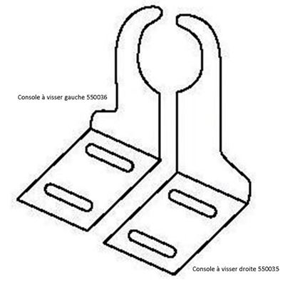 Photo de l'article FONDITAL Console  visser pour radiateurs