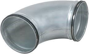 Photo de l'article ATLANTIC CLIM VENTIL Coude 90 galva  joints