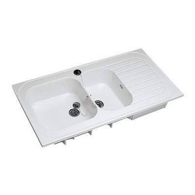 Photo de l'article GEBERIT Evier � poser 2 bacs - ROMANS