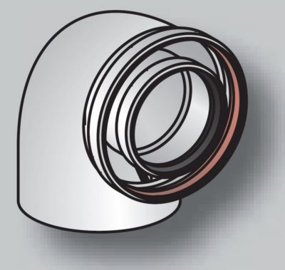 Photo de l'article POUJOULAT Coudes DUALIS EP / GP - EC .. 60/100EP / EC .. 80/125GP