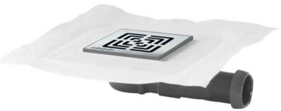 Photo de l'article WIRQUIN Bonde  chaper SLIM+ avec grille inox - sortie horizontale