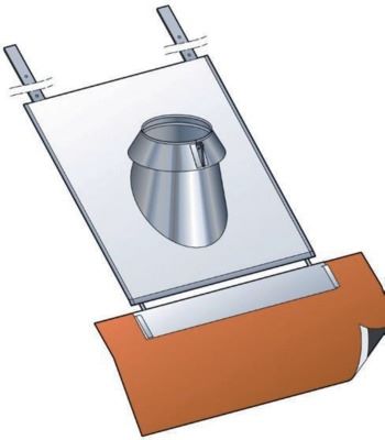 Photo de l'article POUJOULAT Solin inox couleur tuile Condensor