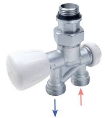 Photo de l'article GIACOMINI Robinet monotube  4 voies R356M1