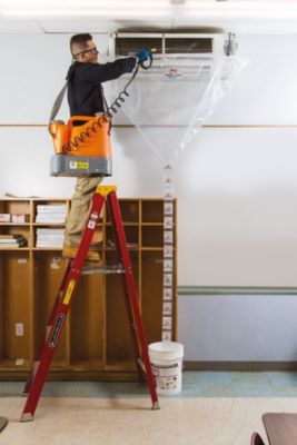 Photo de l'article CBM Bache protection nettoyage climatiseur