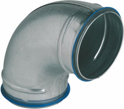 Photo de l'article ALDES Coude 90 galva  joints