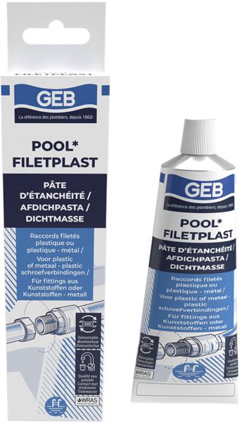 Photo de l'article GEB FILETPLAST TUBE 100g,PATE A JOINT / PVC