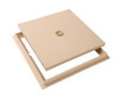 Photo de l'article NICOLL Tampon de sol avec cadre 300x300 sable