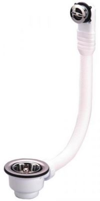 Photo de l'article NICOLL  Bonde manuelle  panier inox  84 mm pour vier  60