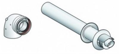 Photo de l'article POUJOULAT Kit terminal horizontal pour chaudire 60/100 EP KSTH60EP