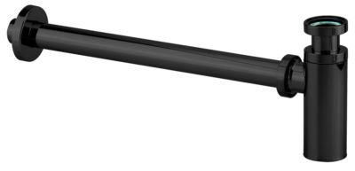 Photo de l'article VALENTIN Siphon chrom noir pour vasque et lavabo  32