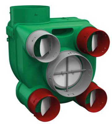 Photo de l'article AXELAIR VENTILATION Kit VMC hygrovariable compacte 