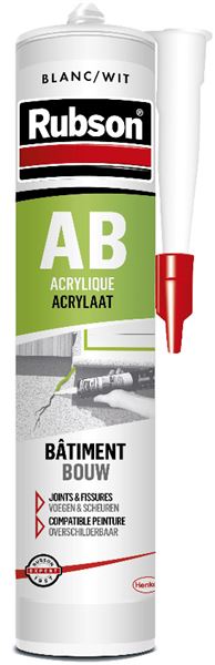 Photo de l'article HENKEL Mastic acrylique AB blanc