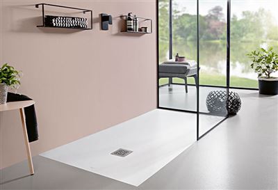 Photo de l'article VILLEROY ET BOCH Receveur de douche PLANEO rectangulaire Blanc ultra plat et sans bord