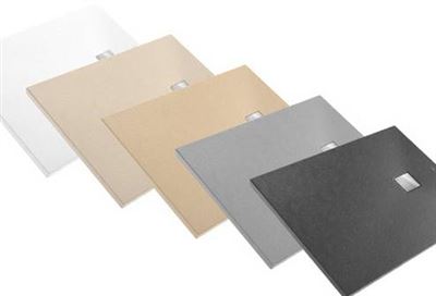 Photo de l'article VILLEROY ET BOCH Receveur de douche rectangulaire PLANEO TEXTURE NATURE SAND