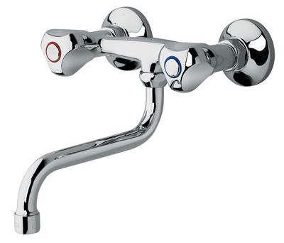 Photo de l'article DOMAO - ECOWATER Mlangeur vier mural bec mobile DOMAO 50