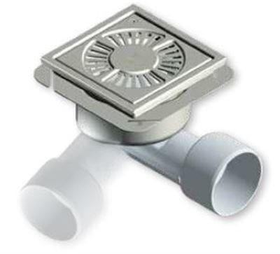 Photo de l'article BLUCHER Siphon de sol 20X20 BLUCHER type 782 pour receveur a carreler ou rsine