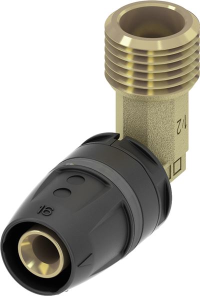 Photo de l'article TECE Coude 90 mle TECElogo-Push laiton