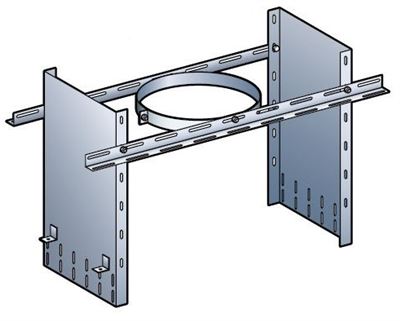 Photo de l'article POUJOULAT Collier de soutien rhausse de 40 cm pour pole  granuls -  PGI pour poles  Pellets