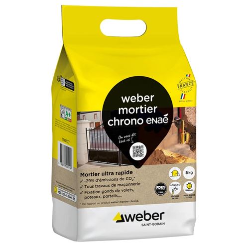 Photo de l'article WEBER WEBER MORTIER CHRONO 5KG           
