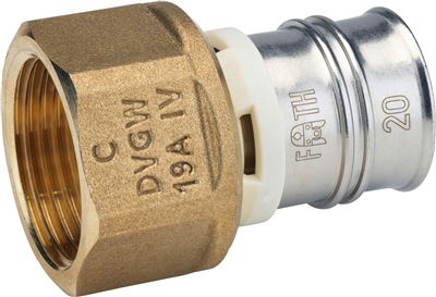 Photo de l'article PB TUB Raccord femelle fixe XS pour tube multicouches