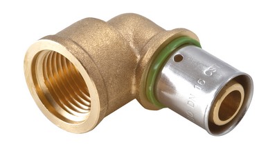 Photo de l'article Sanitaire-distribution Coude femelle PER  sertir radial