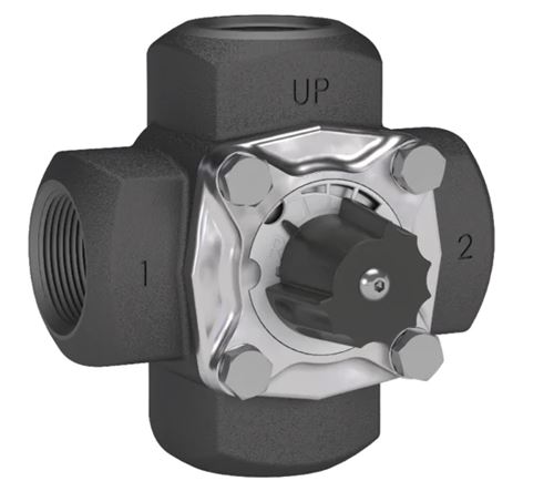 Photo de l'article Sanitaire-distribution Vanne mlangeuse fonte 4 voies TERMOMIX