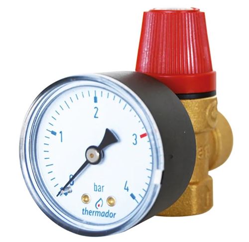 Photo de l'article THERMADOR Soupape de suret avec manomtre