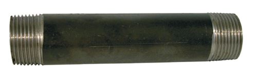 Photo de l'article Sanitaire-distribution Mamelon acier noir double mle