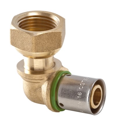 Photo de l'article Sanitaire-distribution Coude crou tournant PER  sertir radial